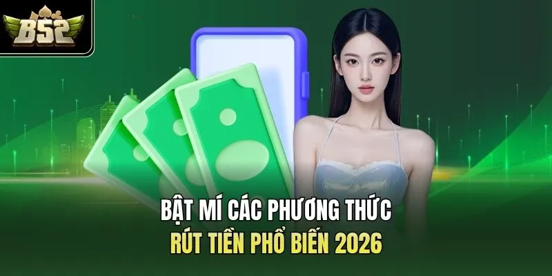 Bật mí các phương thức rút tiền phổ biến 2026