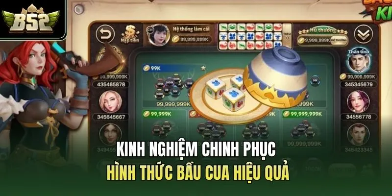 Kinh nghiệm chinh phục hình thức bầu cua hiệu quả